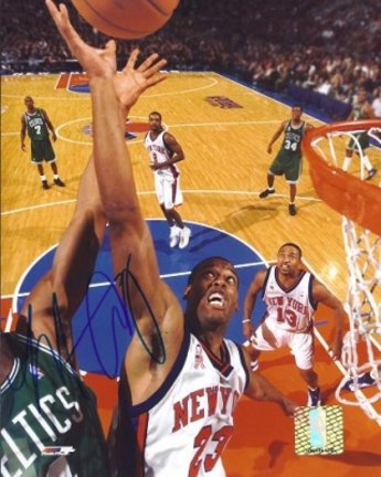 Marcus Camby Autographed New York Knicks 8" x 10" Photograph (Unframed)