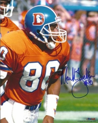 Mark Jackson Autographed Denver Broncos 8" x 10" Photograph (Unframed)