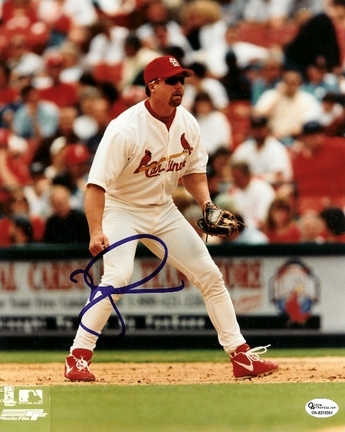 Mark McGwire Autographed St. Louis Cardinals 8" x 10" Photograph (Unframed)
