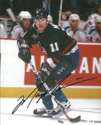 Mark Messier "Action" Autographed Vancouver Canucks 8" x 10" Photograph (Unframed)