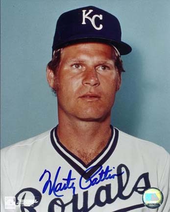 Marty Pattin Autographed Kansas City Royals 8" x 10" Photograph (Unframed)