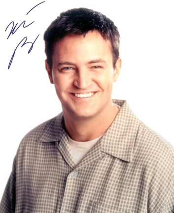 Matthew Perry Autographed "Friends" 8" x 10" Photograph (Unframed)