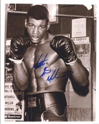 Matthew Saad Muhhamad Autographed Boxing 8" x 10" Photograph (Unframed)