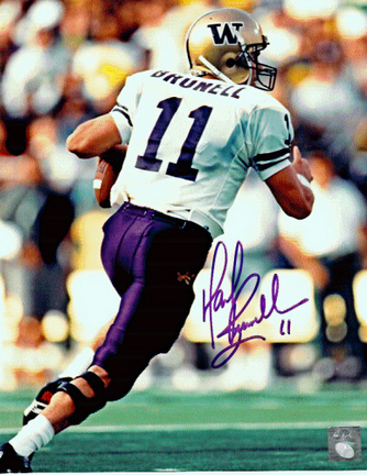 Mark Brunell Washington Huskies Autographed 8" x 10" Photograph (Unframed)