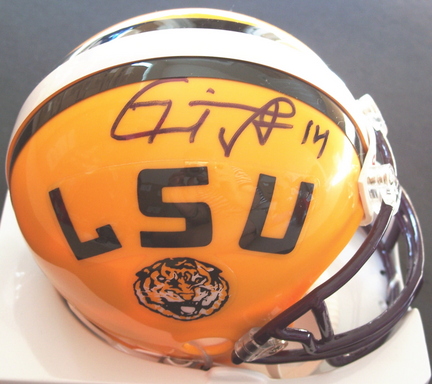 Michael Clayton Autographed Louisiana State (LSU) Tigers Mini Helmet