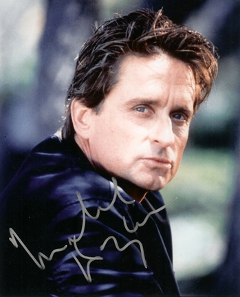 Michael Douglas Autographed 8" x 10" Photograph (Unframed)