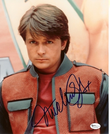 Michael J. Fox Autographed "Back to the Future" 8" x 10" Photograph (Unframed)