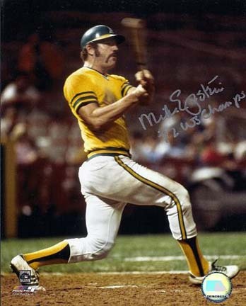 Mike Epstein Autographed Oakland A's 8" x 10" Photograph with "72 WS Champs" Inscription (Unframed)
