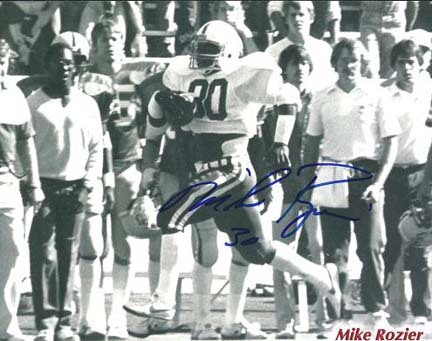 Mike Rozier Autographed Nebraska Cornhuskers 8" x 10" Photograph 1983 Heisman Trophy Winner (Unframed)
