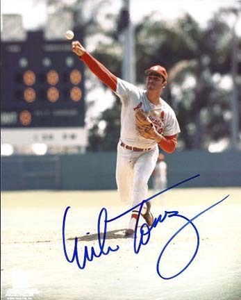 Mike Torrez Autographed St. Louis Cardinals 8" x 10" Photograph (Unframed)