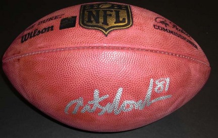 Art Monk Autographed Official NFL Game Model Football Washington Redskins
