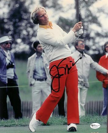 Jack Nicklaus Autographed "Golfing" 8" x 10" Photograph (Unframed)