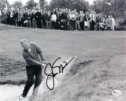 Jack Nicklaus Autographed "In Sand Pit" 8" x 10" Photograph (Unframed)