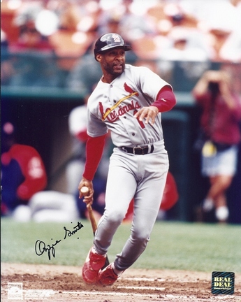 Ozzie Smith Autographed St. Louis Cardinals 8" x 10" Photograph 1982 World Series Champs 2002 Hall of Fame (Un