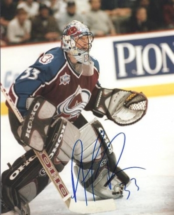 Patrick Roy Autographed Colorado Avalanche 8" x 10" Photograph (Unframed)