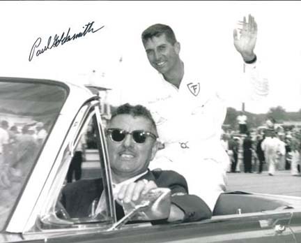 Paul Goldsmith Autographed Racing 8" x 10" Photograph (Unframed)