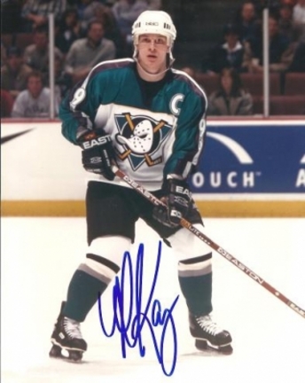 Paul Kariya Autographed Anaheim Ducks 8" x 10" Photograph (Unframed)