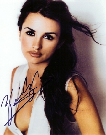 Penelope Cruz Autographed 8" x 10" Photograph (Unframed)