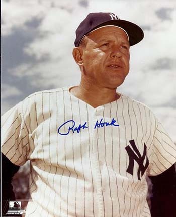 Ralph Houk "Looking Away" Autographed New York Yankees 8" x 10" Photograph (Unframed)