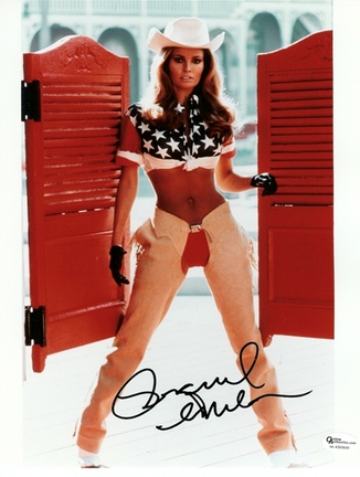 Raquel Welch "With Hat" Autographed 8" x 10" Photograph (Unframed)