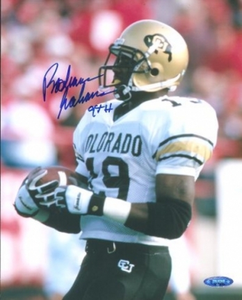 Rashaan Salaam Autographed University Colorado 8" x 10" Photograph 1994 Heisman Trophy Winner (Unframed)