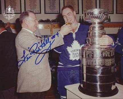Red Kelly Autographed Toronto Maple Leafs 8" x 10" Photograph Hall of Famer (Unframed)