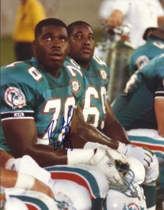 Richmond Webb Autographed Miami Dolphins 8" x 10" Photograph (Unframed)