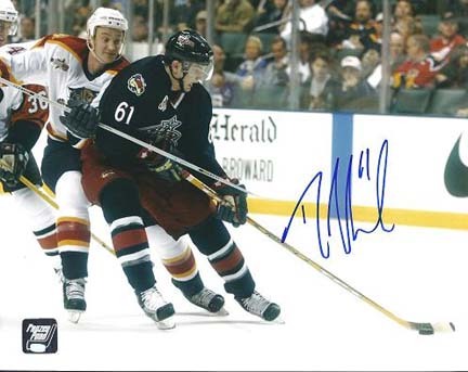 Rick Nash Autographed Columbus Blue Jackets 8" x 10" Photograph (Unframed)