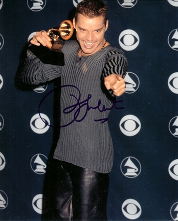 Ricky Martin Autographed 8" x 10" Photograph (Unframed)
