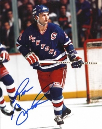 Ron Greshner Autographed New York Rangers 8" x 10" Photograph (Unframed)