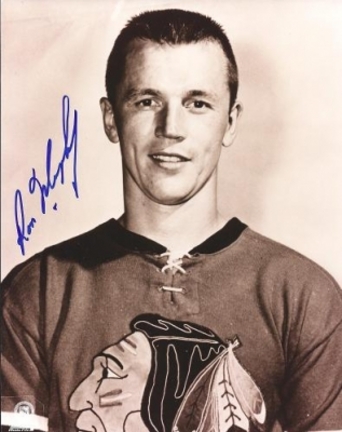 Ron Murphy Autographed Chicago Blackhawks 8" x 10" Photograph (Unframed)