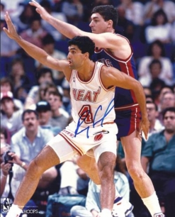 Rony Seikaly Autographed Miami Heat 8" x 10" Photograph (Unframed)