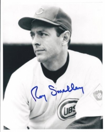 Roy Smalley Autographed Chicago Cubs 8" x 10" Photograph (Unframed)