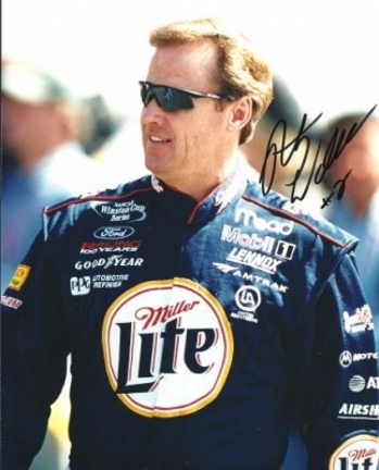 Rusty Wallace Autographed Racing 8" x 10" Photograph (Unframed)