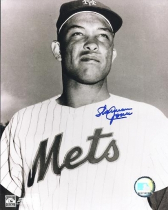 Sherman Jones Autographed New York Mets 8" x 10" Photograph (Deceased) (Unframed)