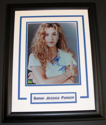 Sarah Jessica Parker Autographed 8" x 10" Custom Framed Photograph 