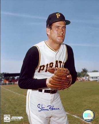 Steve Blass Autographed Pittsburgh Pirates 8" x 10" Photograph (Unframed)