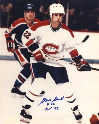 Steve Shutt Autographed Montreal Canadians 8" x 10" Photograph Hall of Famer (Unframed)