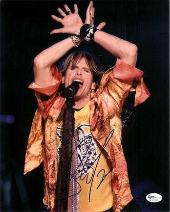 Steven Tyler Autographed Aerosmith 8" x 10" Photograph (Unframed)
