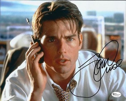 Tom Cruise Autographed "Jerry Maguire" 8" x 10" Photograph (Unframed)