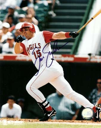 Tim Salmon Autographed California Angels 8" x 10" Photograph (Unframed)