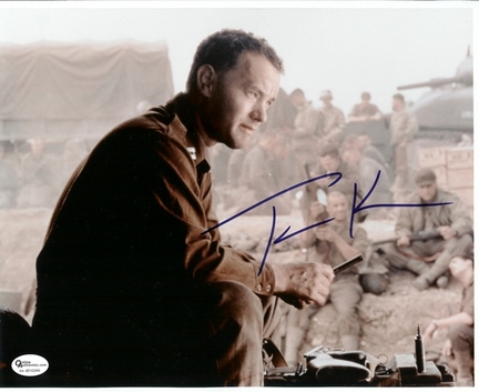 Tom Hanks Autographed "Saving Private Ryan" 8" x 10" Photograph (Unframed)