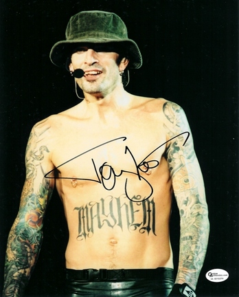 Tommy Lee Autographed Motley Crue 8" x 10" Photograph (Unframed)