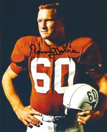 Tommy Nobis Autographed Texas Longhorns 8" x 10" Photograph 1963 National Champions (Unframed)
