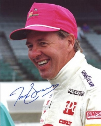 Tom Sneva Autographed Racing 8" x 10" Photograph (Unframed)