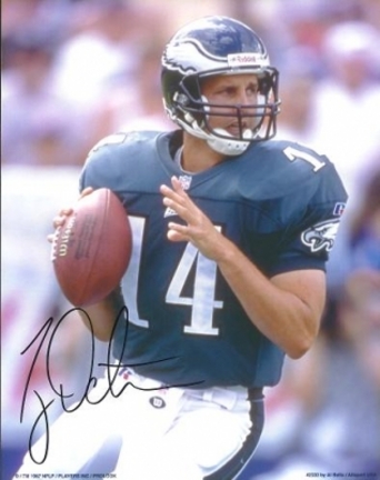 Ty Detmer Autographed Philadelphia Eagles 8" x 10" Photograph (Unframed)