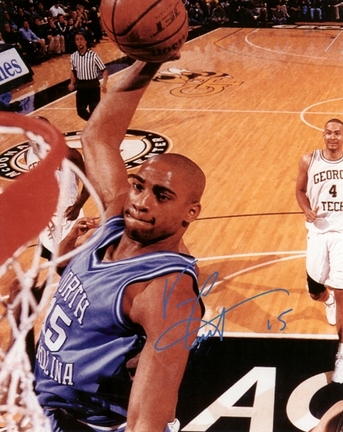 Vince Carter Autographed North Carolina Tar Heels 8" x 10" Photograph (Unframed)