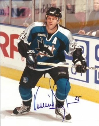 Vincent Damphousse Autographed San Jose Sharks 8" x 10" Photograph (Unframed)