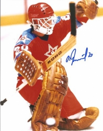 Vladislav Tretiak Autographed Montreal Canadiens 8" x 10" Photograph Hall of Famer (Unframed)
