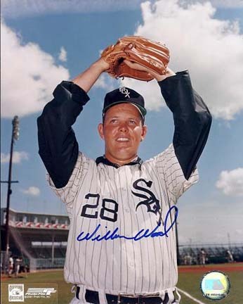 Wilbur Wood Autographed Chicago White Sox 8" x 10" Photograph (Unframed)
